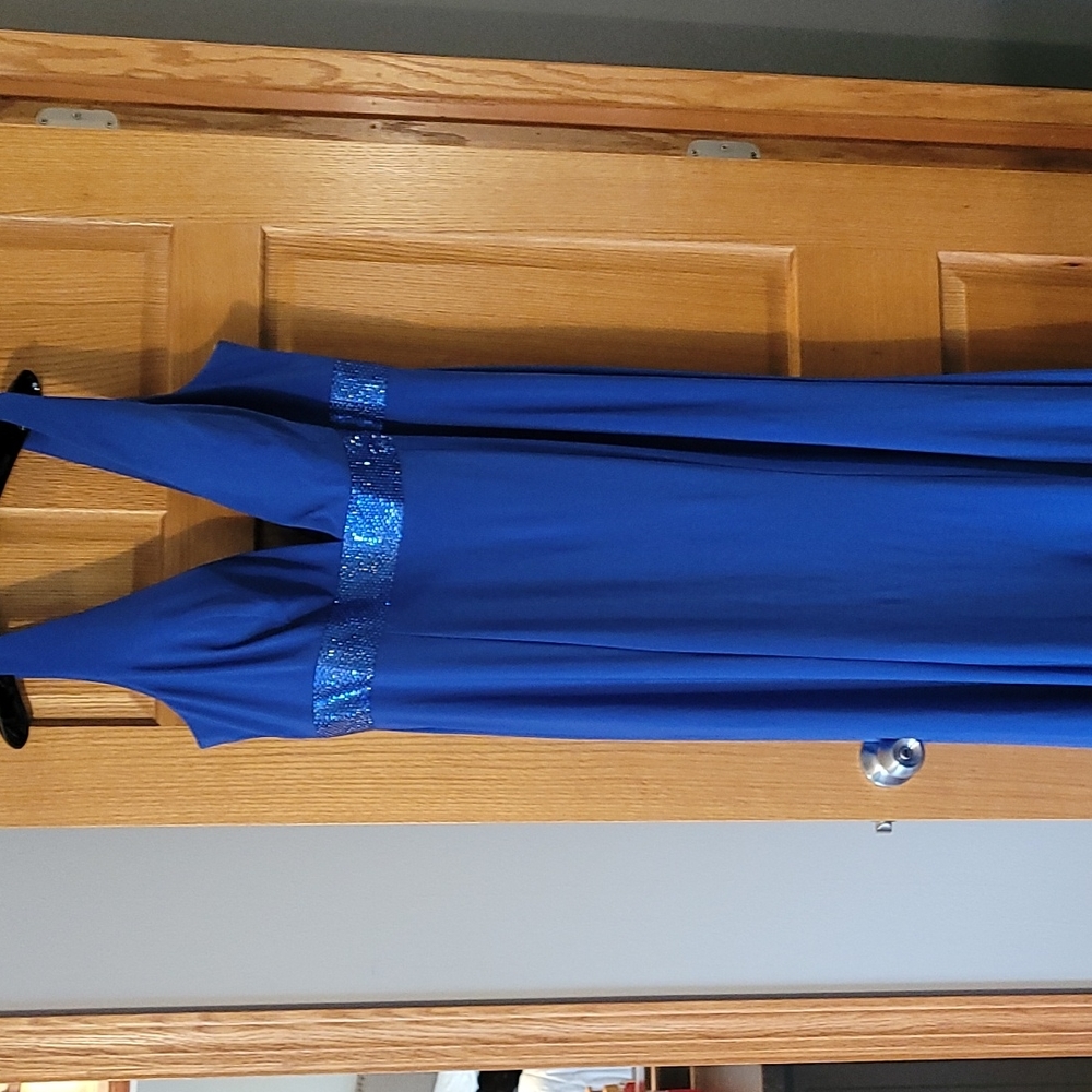 Formal blue evening dresss